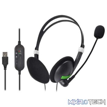 On-ear USB PC Wired Headset with Mic  HS740